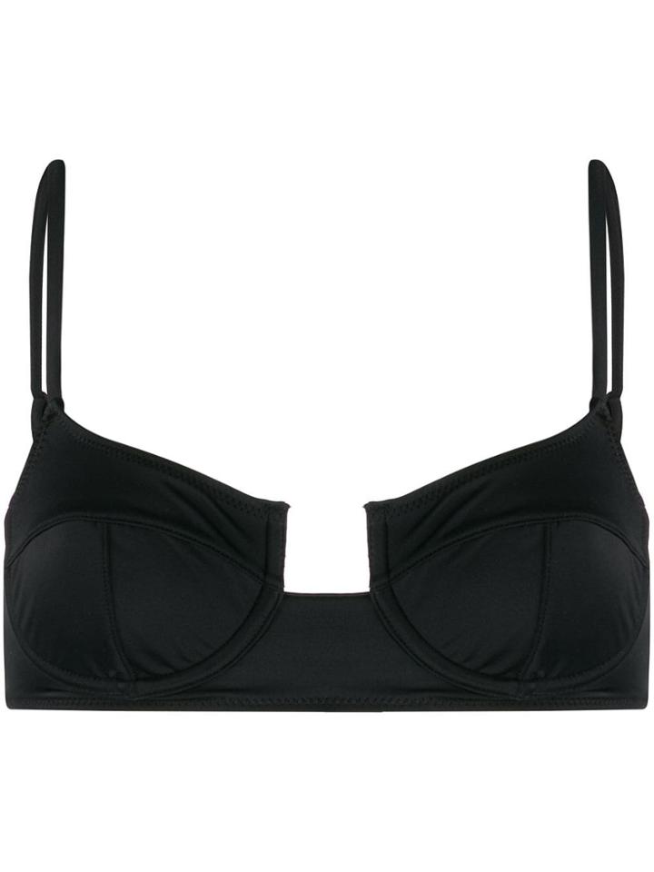 Solid & Striped Harley Underwired Bikini Top - Black