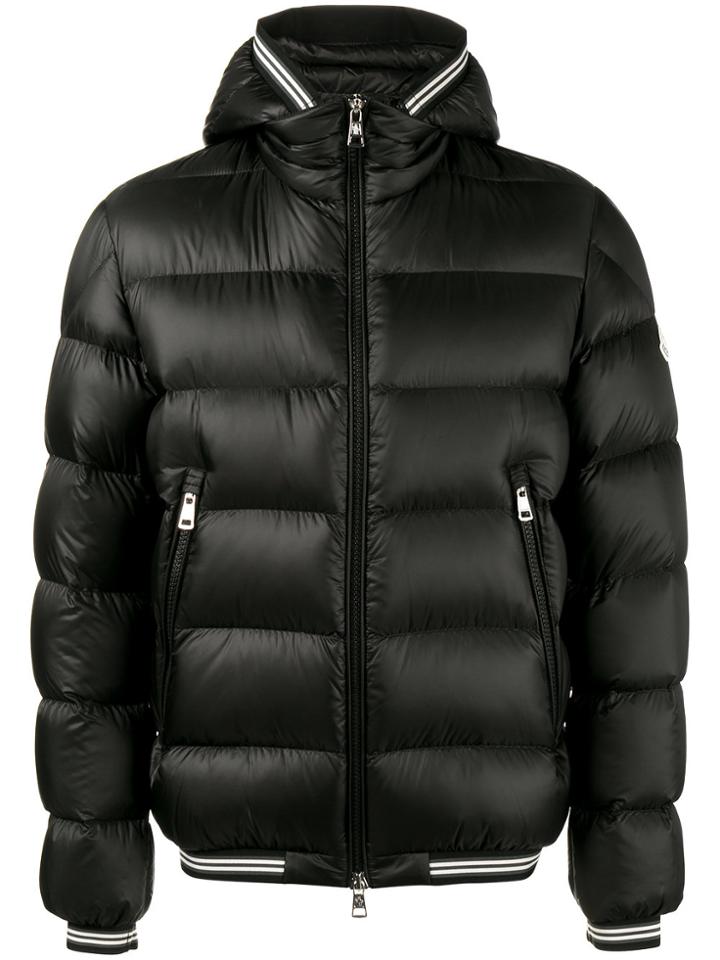 Moncler Jeanbart Hooded Puffer Coat - Black