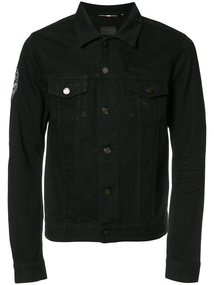 Saint Laurent - Biker Jacket - Men - Cotton - L, Black, Cotton