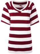 I'm Isola Marras Striped Top, Women's, Size: Large, Red, Viscose/polyamide/spandex/elastane