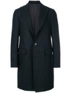 Dell'oglio Two Buttoned Formal Coat - Blue