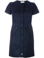 Courrèges 'r02' Dress, Women's, Size: 40, Blue, Acetate/cupro/wool