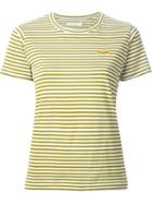 Société Anonyme Striped T-shirt, Women's, Size: Small, Green, Cotton
