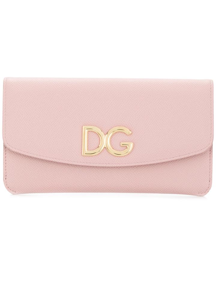 Dolce & Gabbana Dauphine Wallet - Pink & Purple