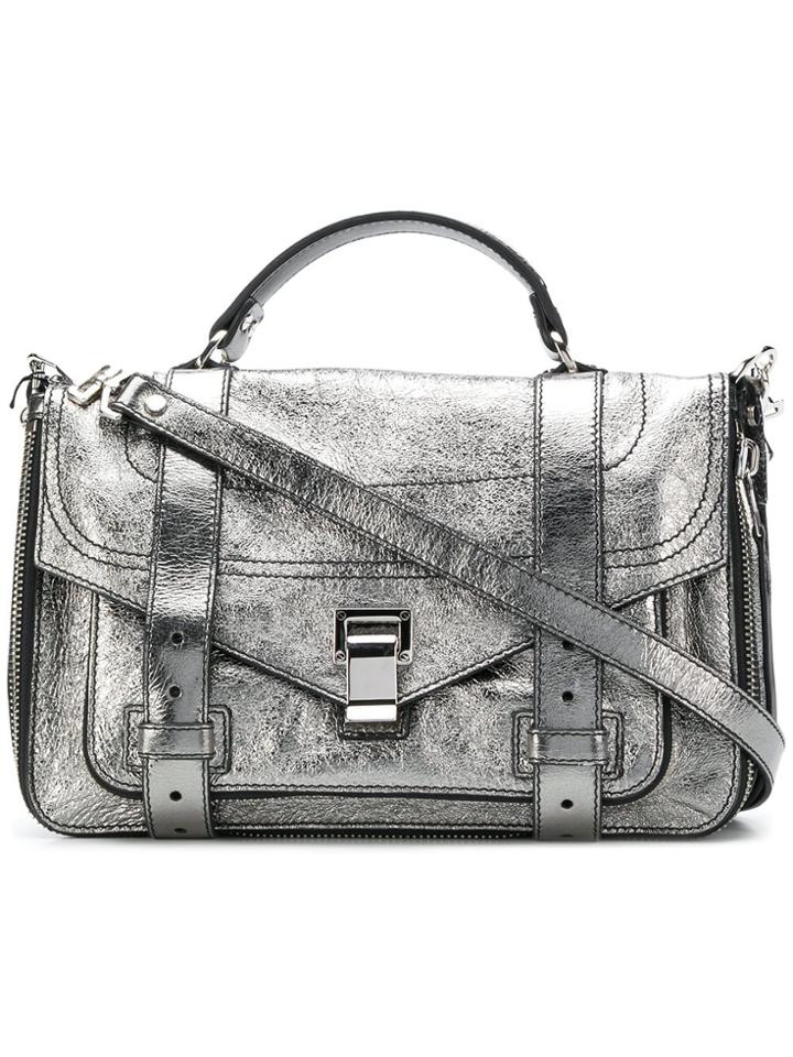 Proenza Schouler Metallic Satchel Bag