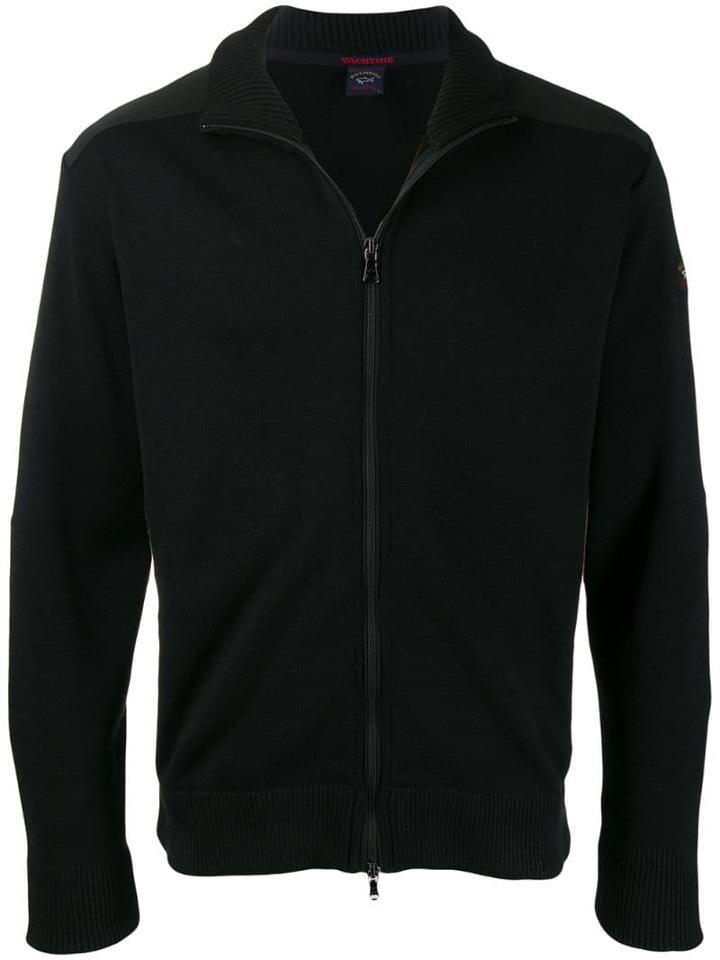 Paul & Shark Zip-front Cardigan - Black