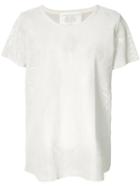 Majestic Filatures - Mesh T-shirt - Women - Leather - 4, Nude/neutrals, Leather