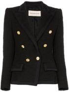 Alexandre Vauthier V-neck Double-breasted Knitted Blazer Jacket -