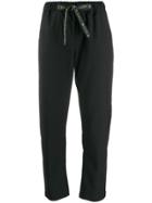 Semicouture Drawstring Tailored Trousers - Black