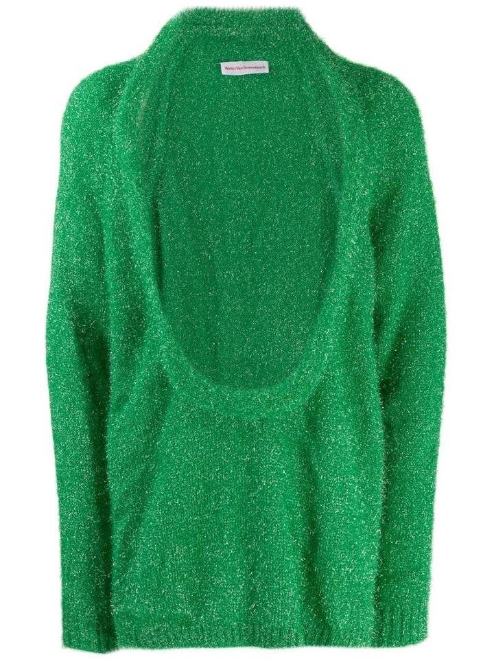 Walter Van Beirendonck Pre-owned 2009/2010 Glitter Tube Knitted Jumper