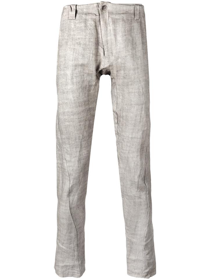 Devoa - Anatomically Cut Trousers - Men - Linen/flax - 1, Nude/neutrals, Linen/flax