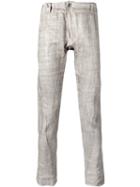 Devoa - Anatomically Cut Trousers - Men - Linen/flax - 1, Nude/neutrals, Linen/flax