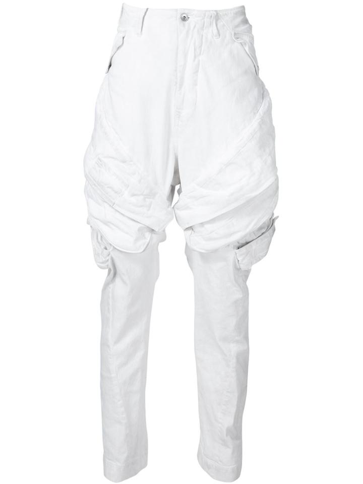 Julius Cargo Trousers - White