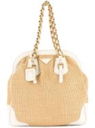 Prada Vintage Chain Shoulder Bag - Neutrals