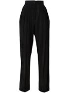 Emanuel Ungaro Vintage Pleated Trousers - Black