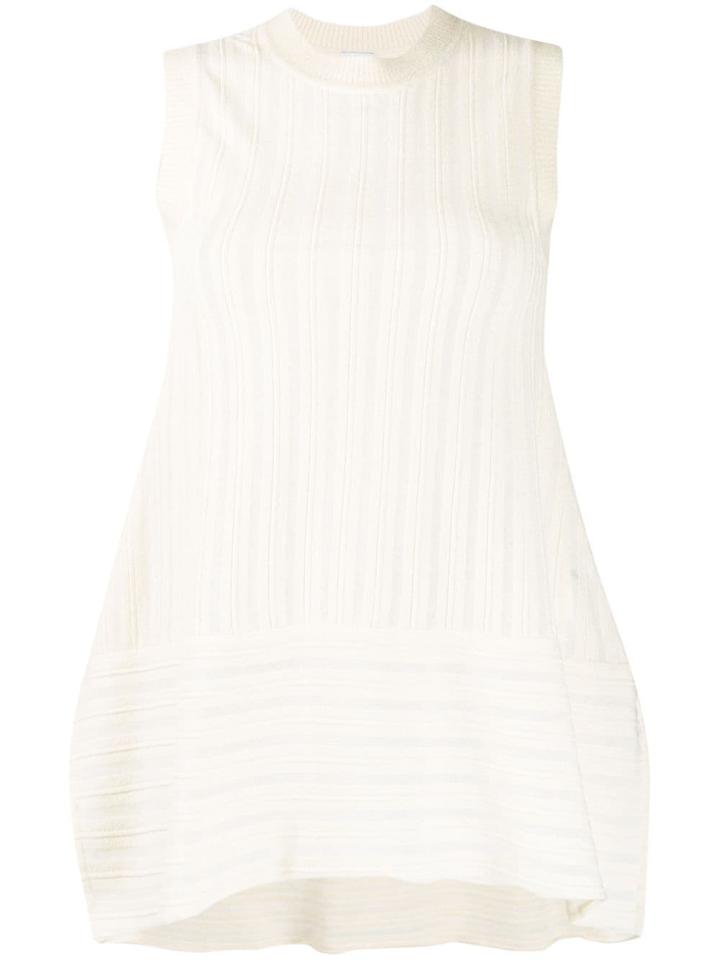 M Missoni Knitted Crew-neck Top - Neutrals