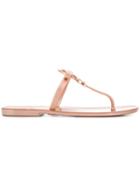 Tory Burch Slip-on Logo Sandals - Pink