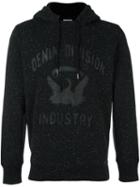 Diesel 'joe' Hoodie, Men's, Size: Small, Black, Cotton/polyester/sheep Skin/shearling