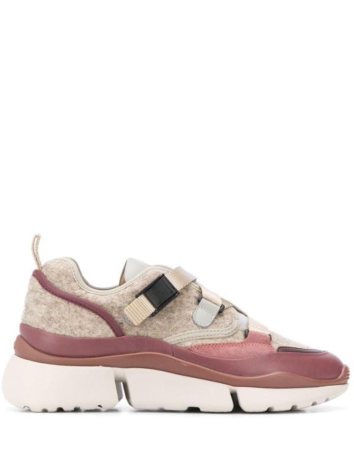 Chloé Sonnie Low-top Sneakers - 026 Granite Grey