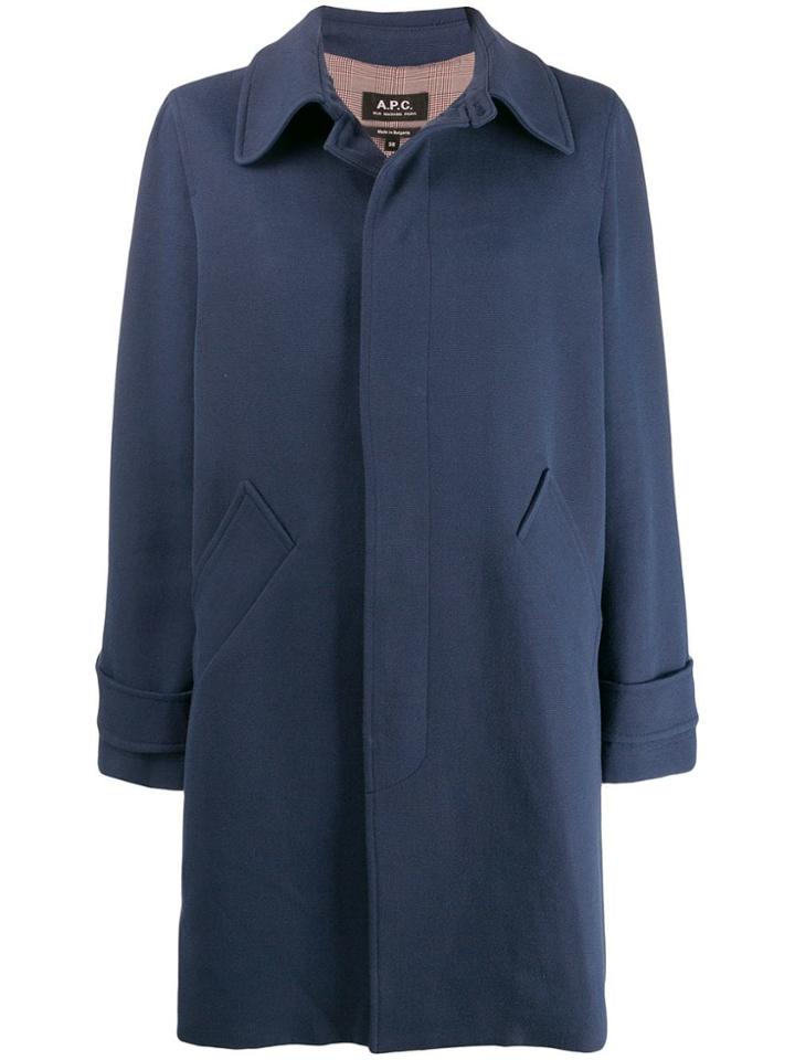 A.p.c. Macdinard Coat - Blue