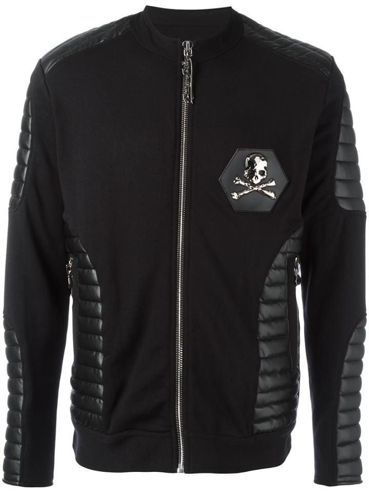 Philipp Plein 'purple' Bomber Jacket - Black