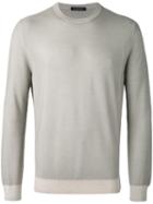 Ermenegildo Zegna - Crew-neck Jumper - Men - Silk/wool - 50, Nude/neutrals, Silk/wool