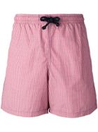 Fashion Clinic Timeless Chain Print Swim Shorts - Red