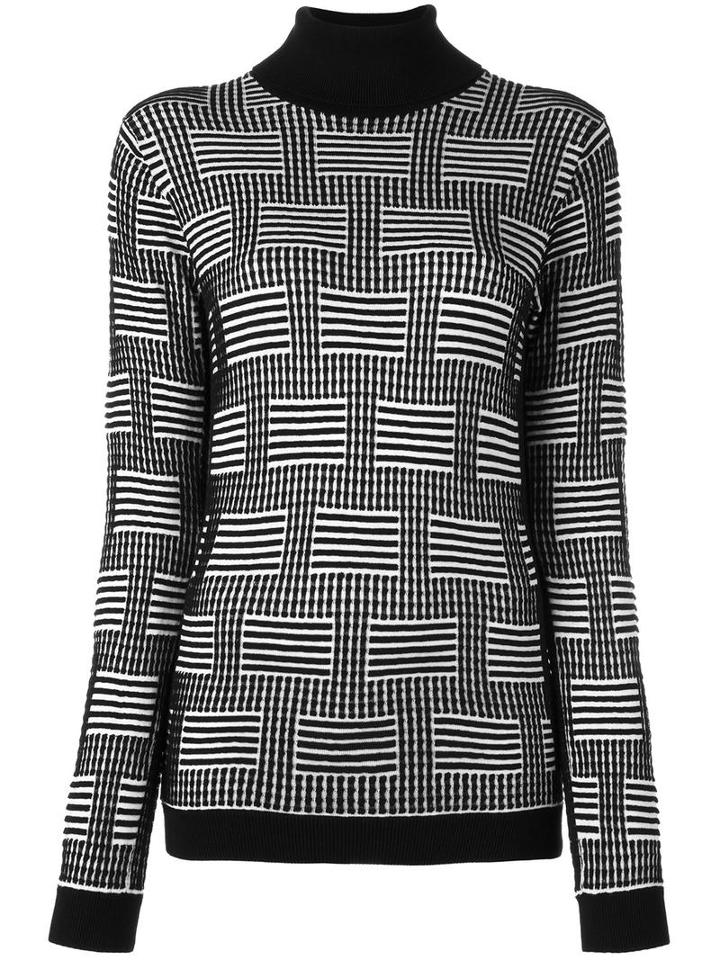 Kenzo 'ny Stripes' Jumper, Women's, Size: Medium, Black, Silk/cotton