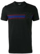 Alexander Mcqueen Badge Appliqué T-shirt, Men's, Size: Xl, Black, Cotton/polyester