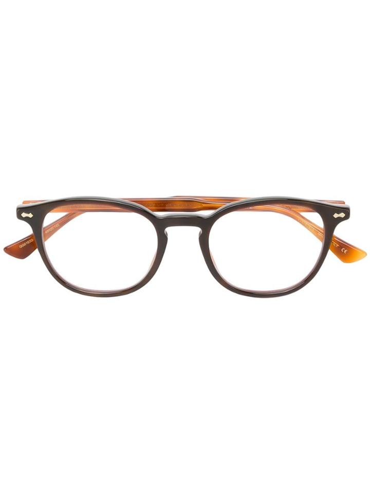 Gucci Eyewear Square Shaped Lasses - Brown