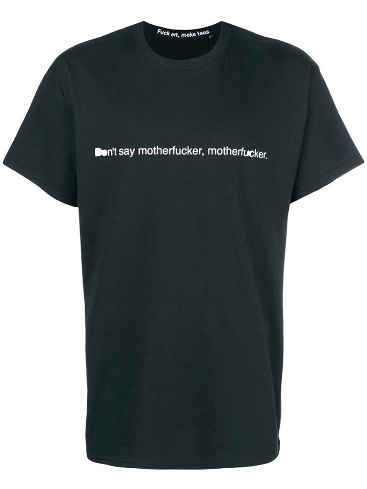 F.a.m.t. Front Script T-shirt - Black
