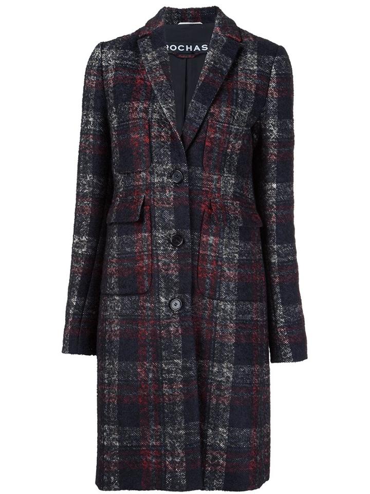 Rochas Checked Patter Coat
