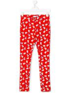 Little Marc Jacobs Popcorn Print Trousers - Red