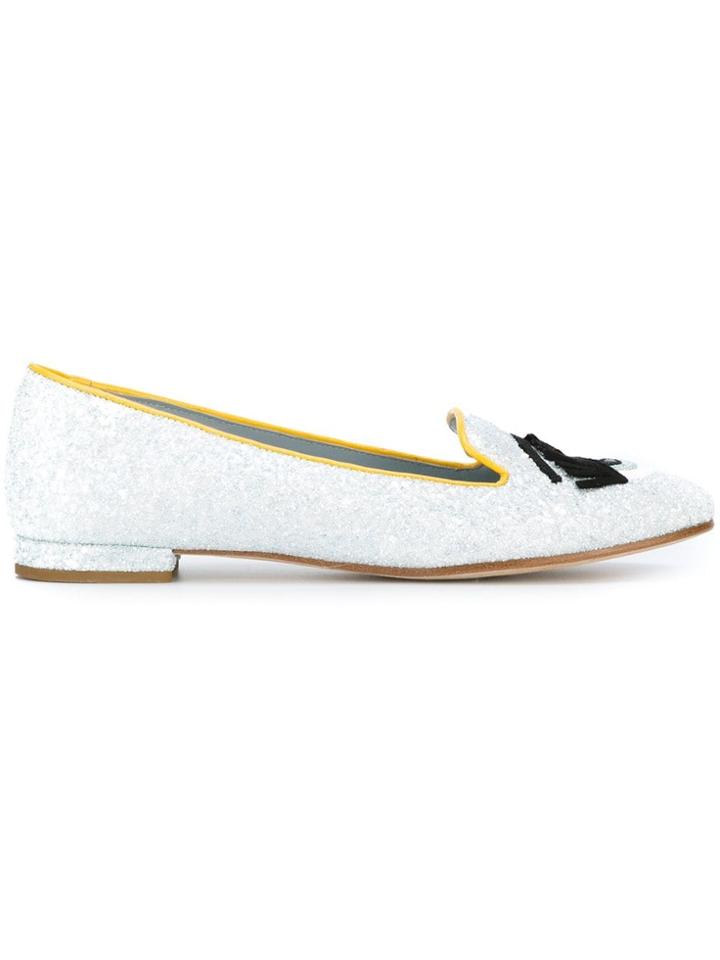 Chiara Ferragni 'flirting' Glitter Slippers - Blue