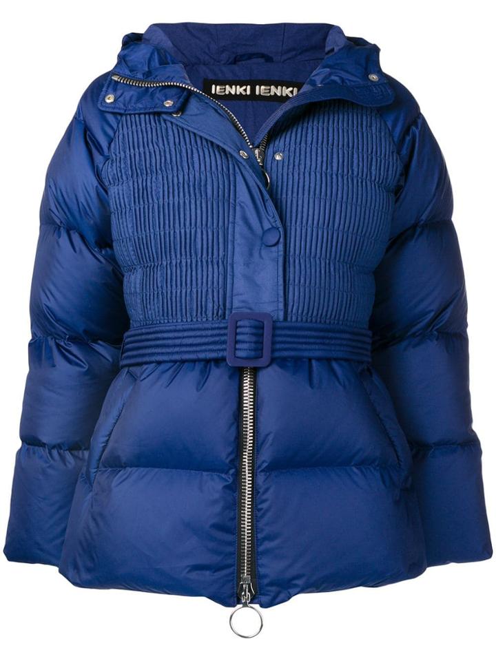 Ienki Ienki Ribbed Puffer Jacket - Blue
