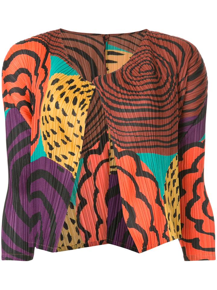 Pleats Please By Issey Miyake Guru Guru Jacket - Multicolour