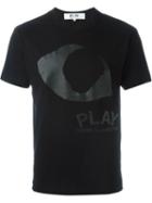 Comme Des Garçons Play Eye Print T-shirt, Men's, Size: M, Black, Cotton