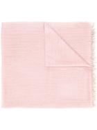Begg & Co Soft Weave Scarf - Pink