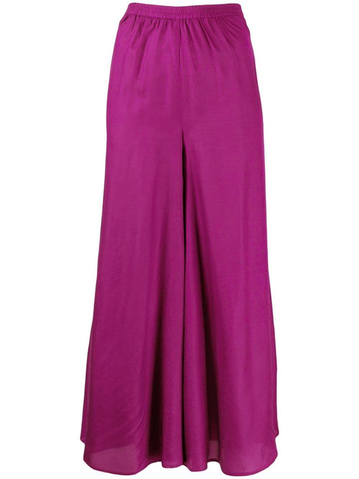 Mes Demoiselles Wide-leg Flared Trousers - Purple