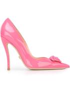 Versace Medusa Pumps, Women's, Size: 38.5, Pink/purple, Leather