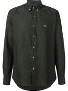 Etro Button Down Shirt, Men's, Size: Xs, Green, Linen/flax