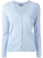 N.peal Classic Cardigan, Women's, Size: Xl, Blue, Cashmere