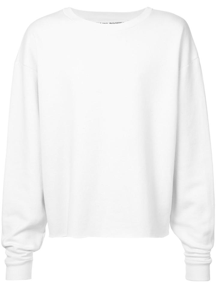 Enfants Riches Déprimés Silence Print Sweatshirt - White
