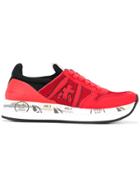 Premiata Liz Var Sneakers - Red