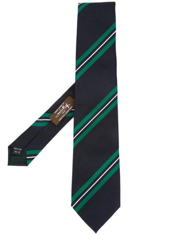 Nicky Striped Tie - Blue