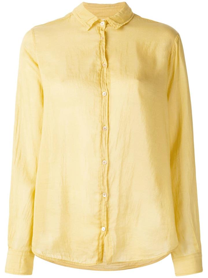 Forte Forte Classic Plain Shirt - Yellow