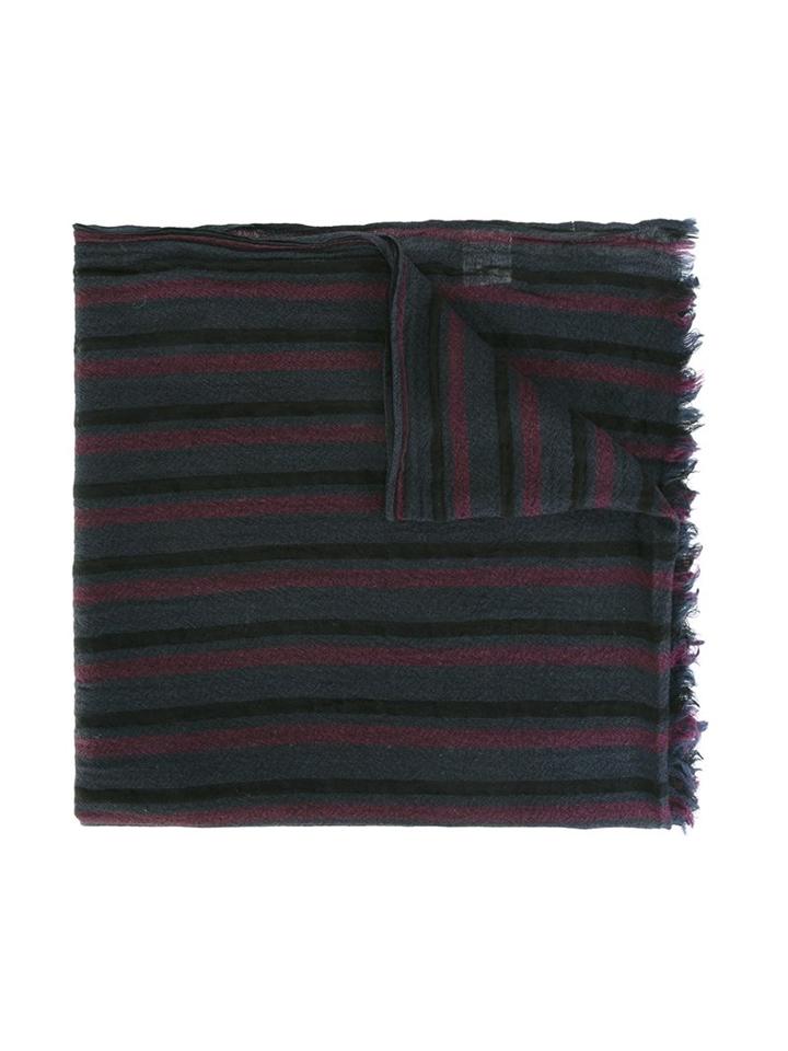 Bellerose Kids Striped Scarf, Boy's, Blue