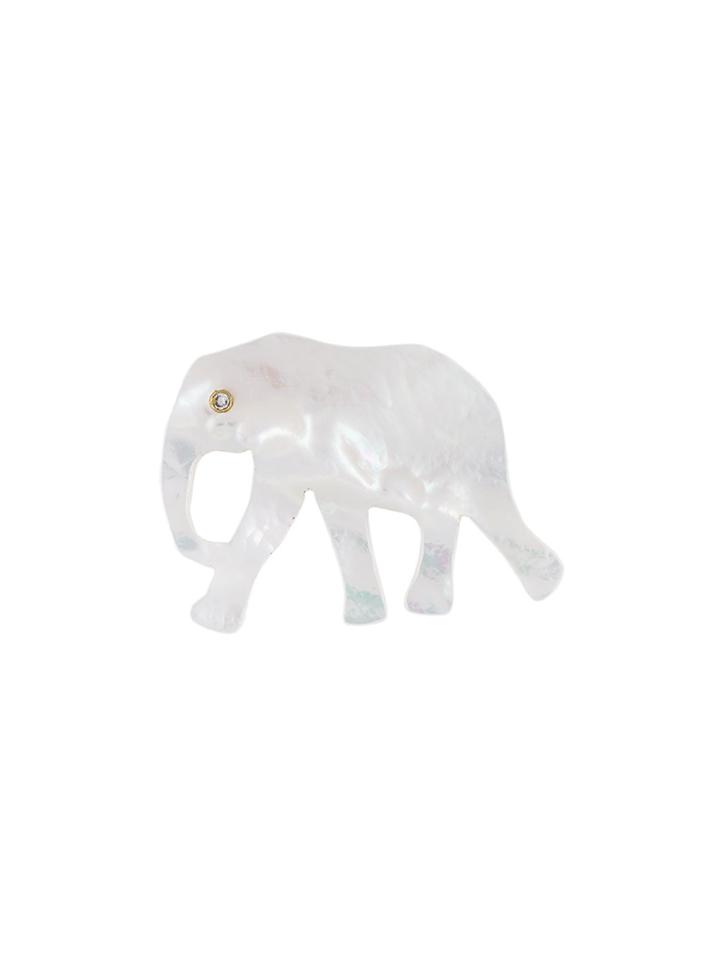 Marc Alary Elephant Mother Of Pearl Pendant - Unavailable