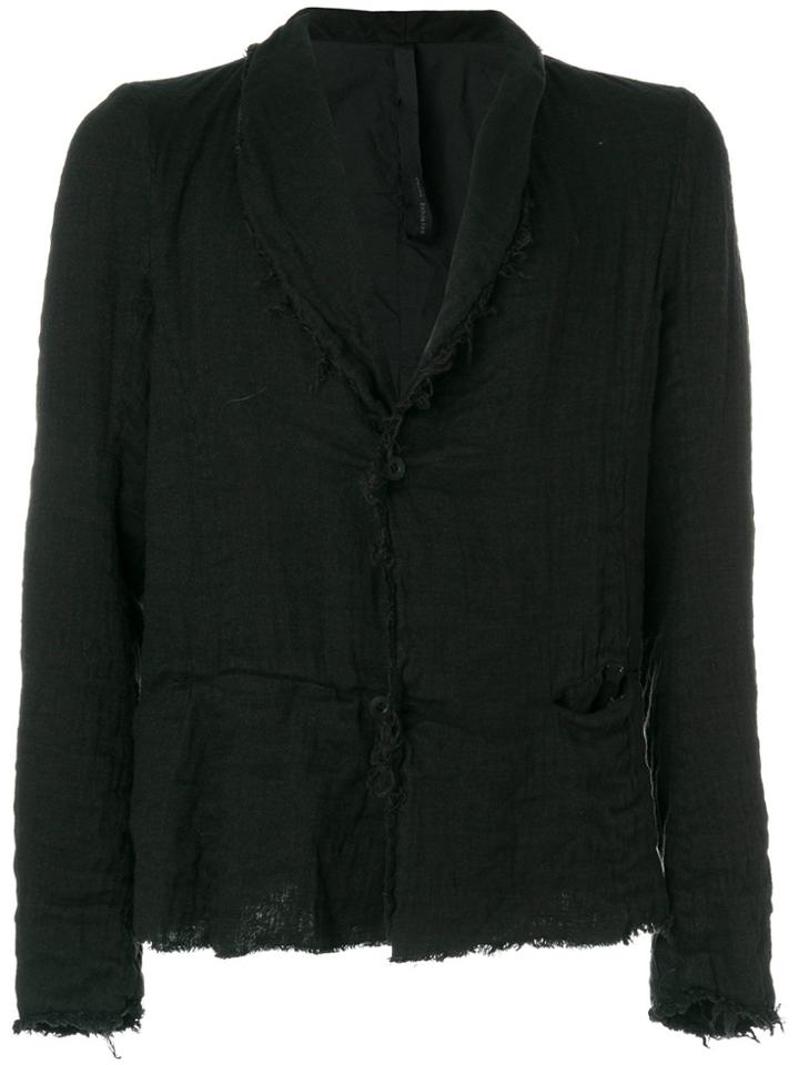 Poème Bohémien Distressed Blazer - Black