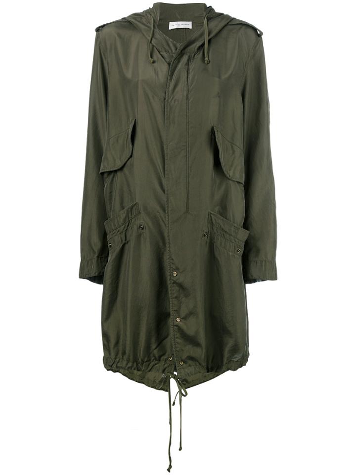 Faith Connexion Hooded Raincoat - Green
